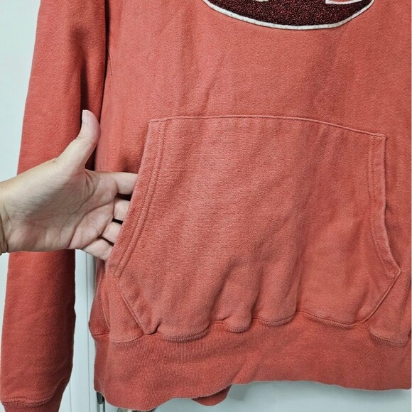 Champion Sweatshirt Unisex Med Hoodie Reverse Weave Heavy Tuft Logo Pullover GUC - Picture 6 of 10